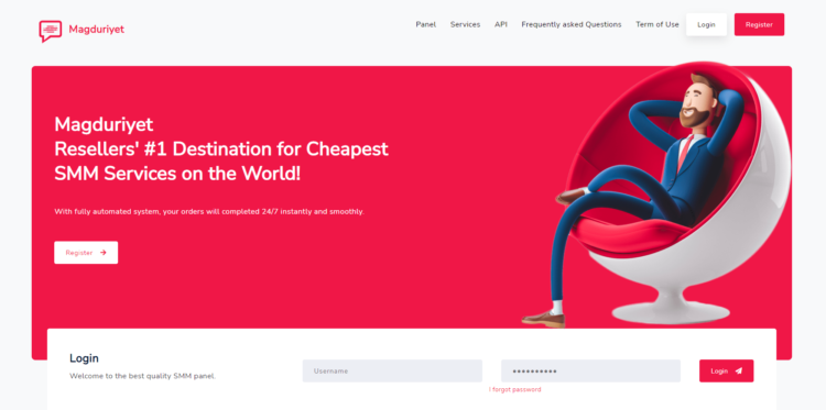 Magduriyet Advanced SMM Panel Script